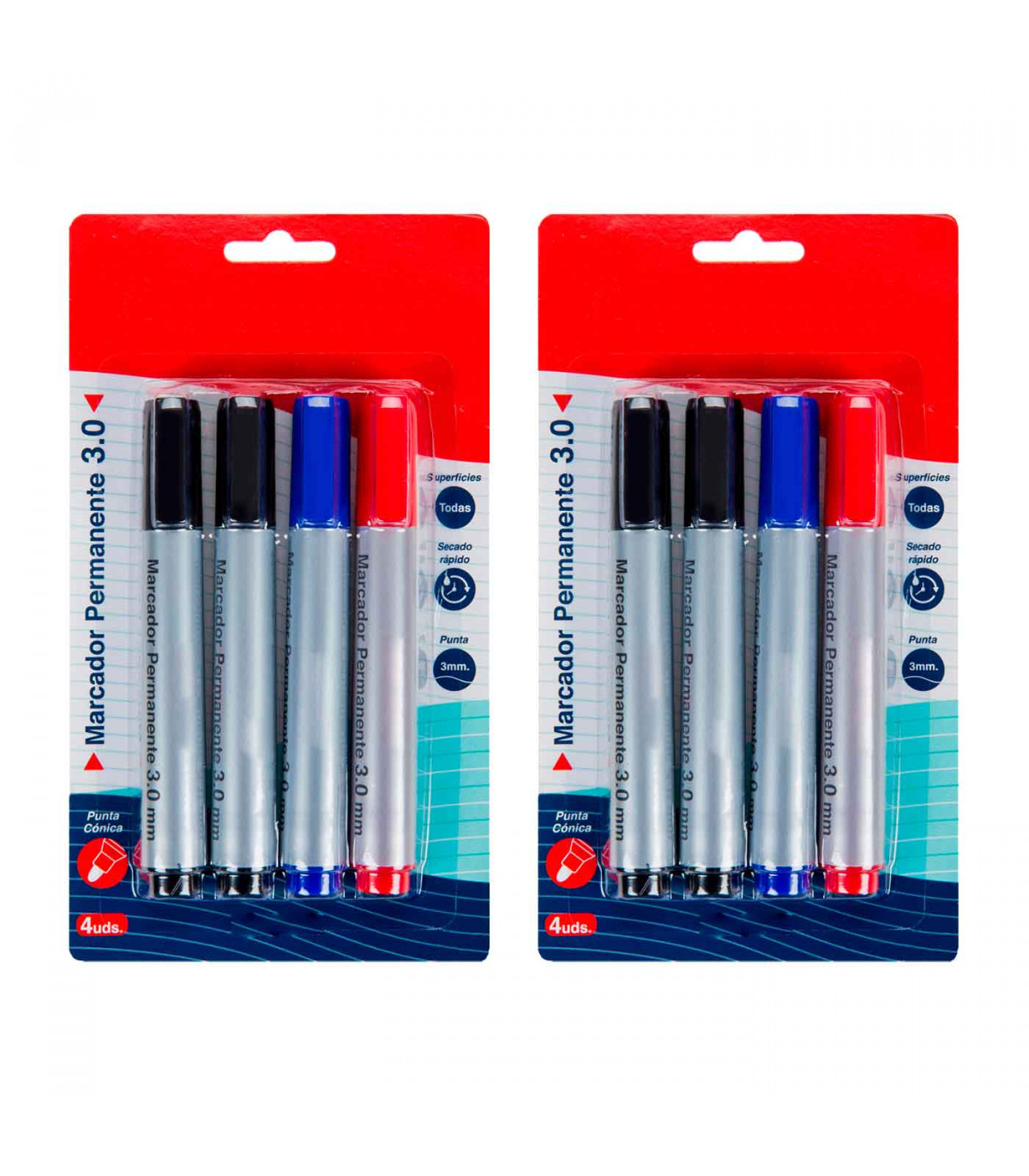 Yosogo Rotuladores permanentes de tela (3 colores) – Paquete de 10  marcadores no tóxicos de larga duración de secado rápido de alto  rendimiento para