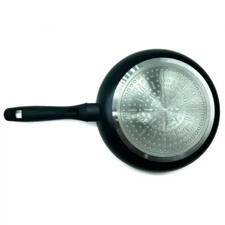 Sartén Antiadherente 28 cm Inducción Rápida con Mango Silicona Sartén Antiadherente 28 cm Inducción Rápida con Mango Silicona