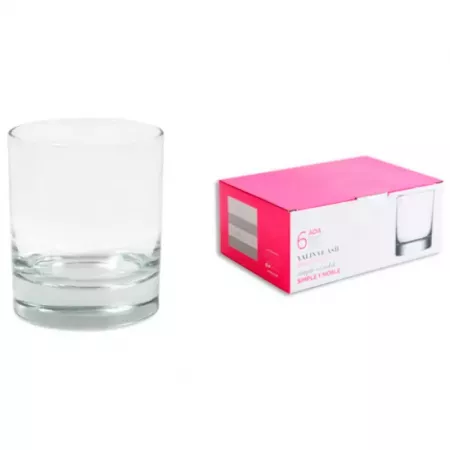 Set 6 Vasos Whisky 320 ml Cristal Elegante y Apto Lavavajillas Set 6 Vasos Whisky 320 ml Cristal Elegante y Apto Lavavajillas