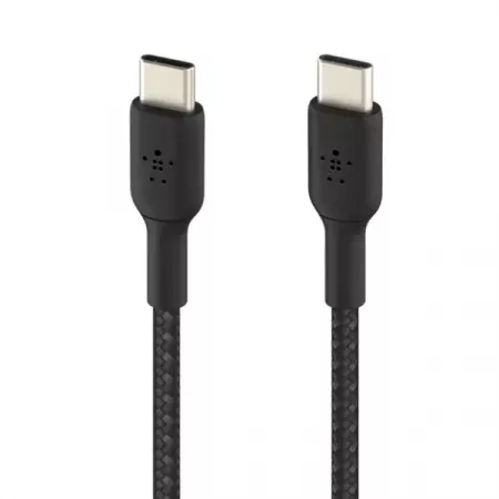 Belkin Cable USB-C X2 0.15M Negro – Carga Rápida y Fuerte Belkin Cable USB-C X2 0.15M Negro – Carga Rápida y Fuerte