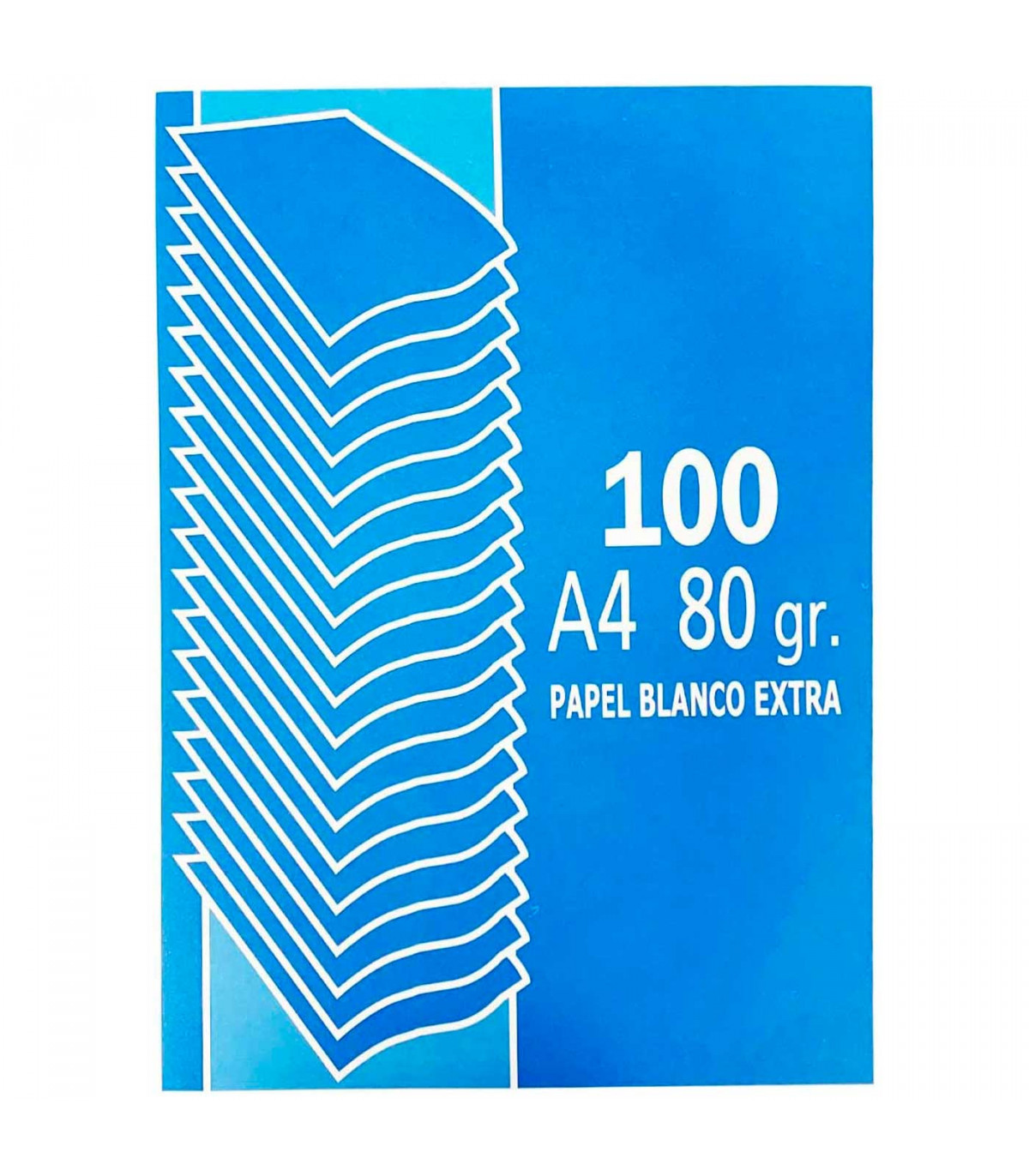 Tradineur - Pack de 100 folios A4, papel de impresión blanco extra