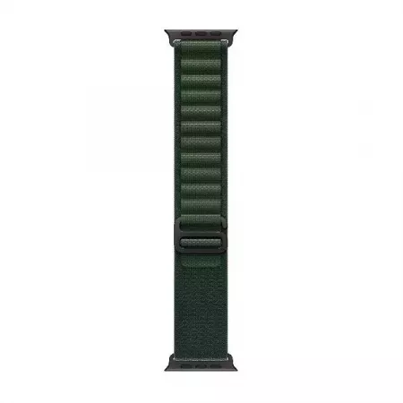 Apple Watch 49mm Titanio Negro Dark Green con Alpine Loop Apple Watch 49mm Titanio Negro Dark Green con Alpine Loop