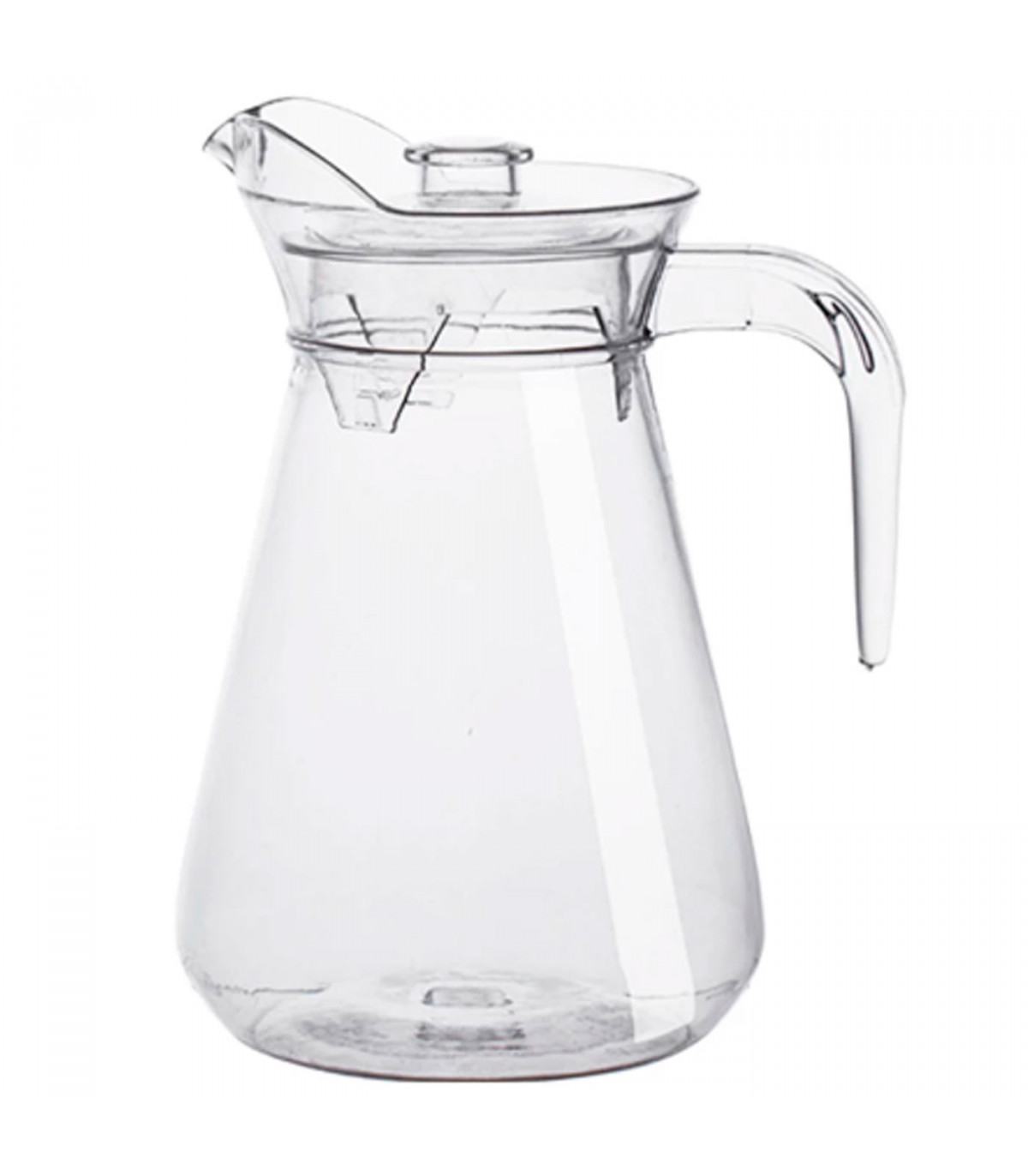 1,5 L Jarra de agua de cristal con tapa de plástico - China Jarra de agua  de cristal con tapa de plástico y vidrio jarra de agua con tapa precio