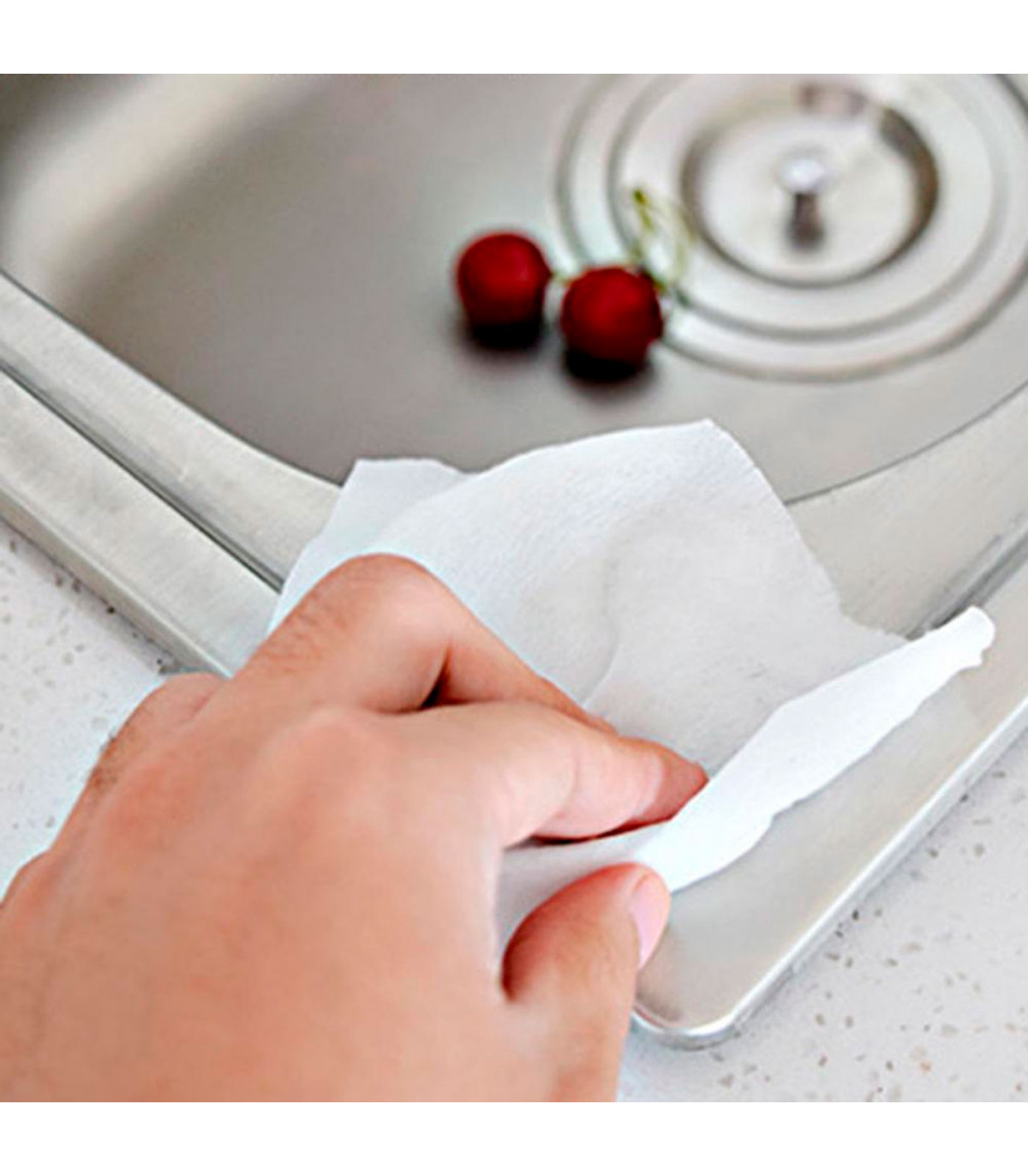 Tradineur - Toallitas húmedas higienizantes para manos y limpieza
