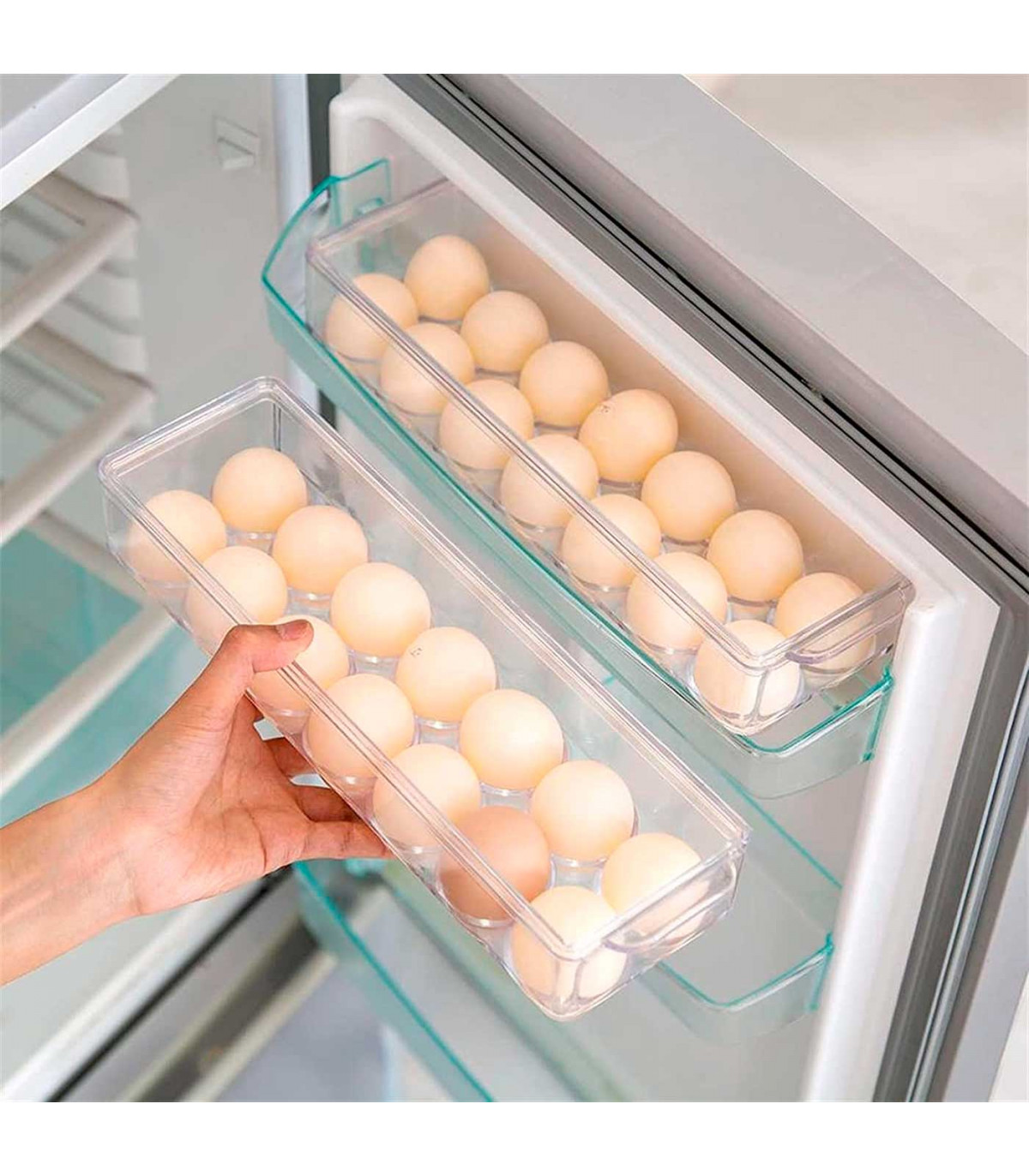https://tradineur.com/64263-superlarge_default/tradineur--huevera-rectangular-plastico-transparente-recipiente-para-14-huevos-almacenamiento-de-cocina-115-x-37-x-8-cm.jpg