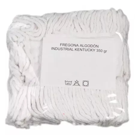 Fregona Industrial Algodón 350 g | Blanca o Blanco/Azul Fregona Industrial Algodón 350 g | Blanca o Blanco/Azul