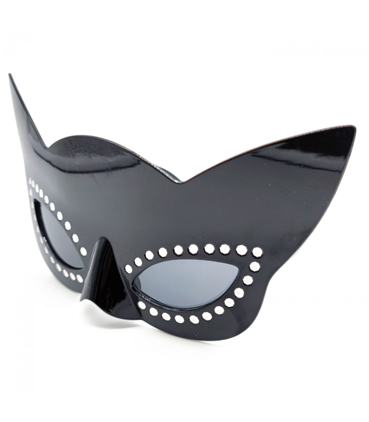 Tradineur - Gafas de gata negra para jóvenes y adultos, complementos de  disfraces para carnaval, halloween u otras celebraciones