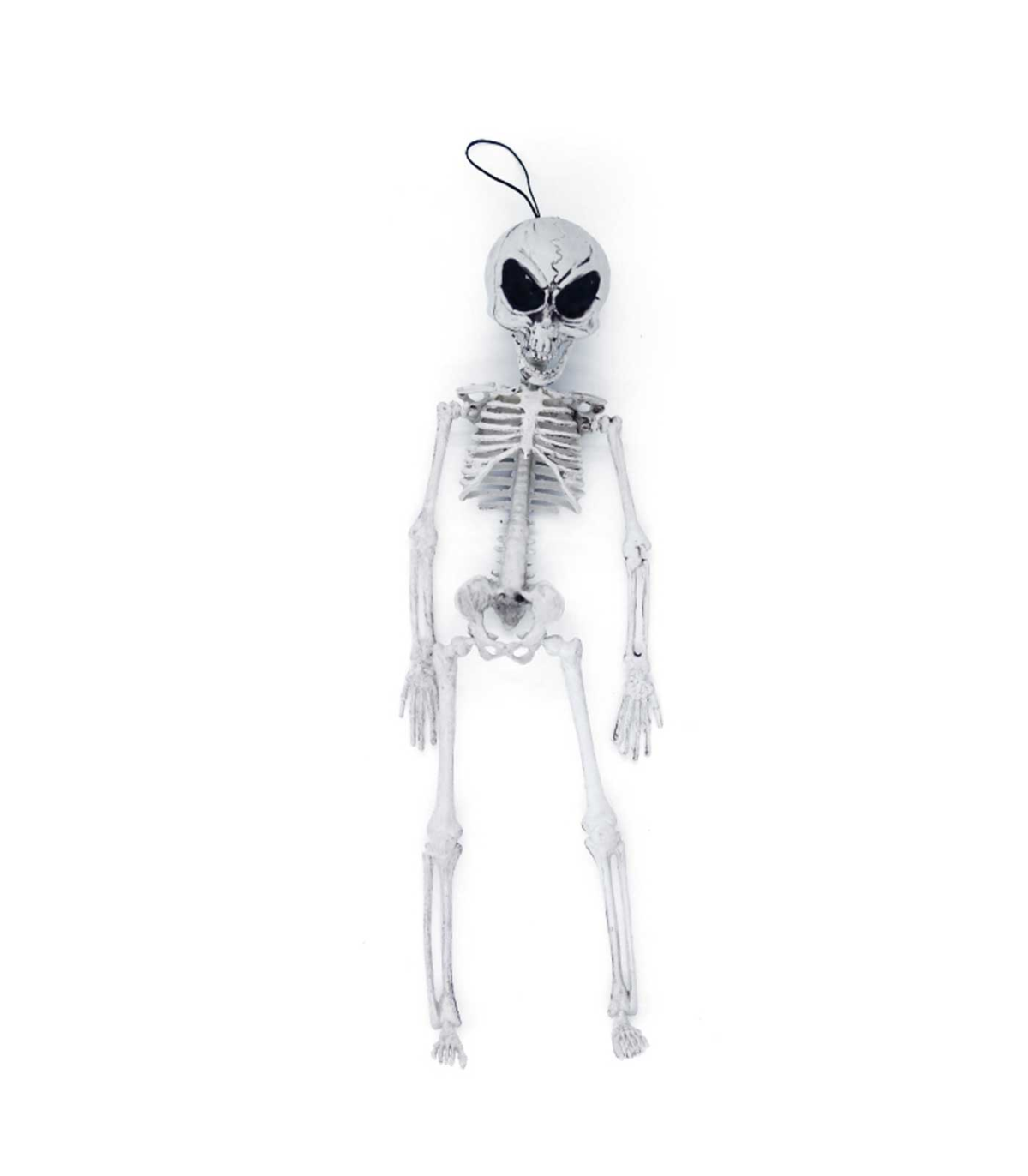 Modernizar Emulación el viento es fuerte Tradineur - Esqueleto de alien para Halloween - Fabricado en plástico -  Adorno para decoración - Longitud 42 cm - Color Blanco