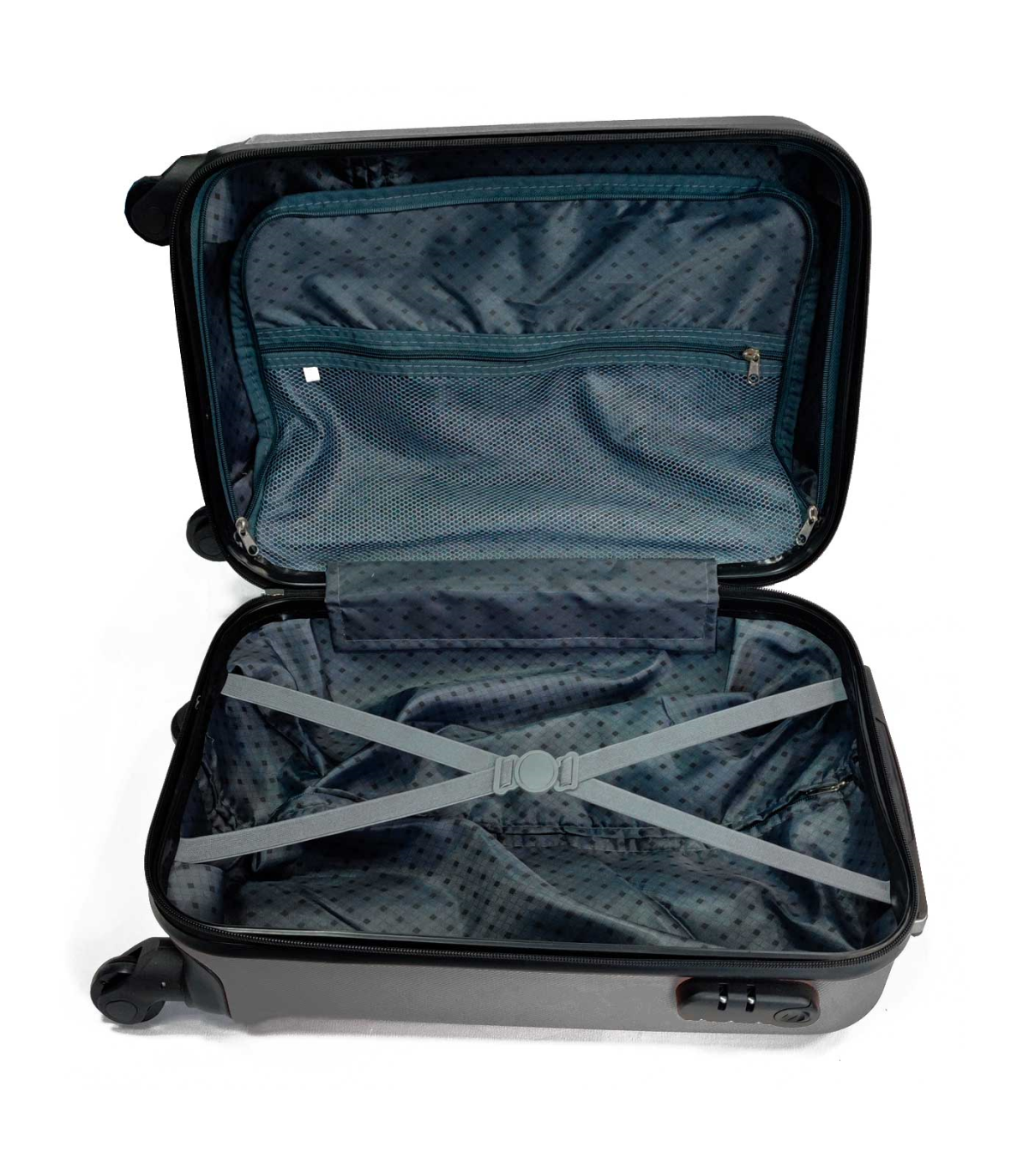  Maleta ligera de 4 ruedas para equipaje, equipaje de mano,  equipaje de viaje, aprobado (color: azul, tamaño: 24.0 in). : Ropa, Zapatos  y Joyería