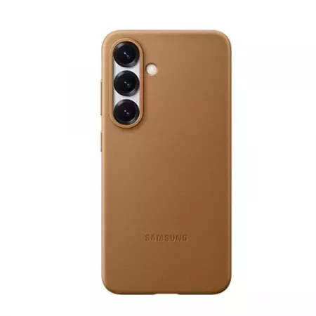 Funda Cuero Camel Premium para Samsung S25 - Diseño Dorado Funda Cuero Camel Premium para Samsung S25 - Diseño Dorado