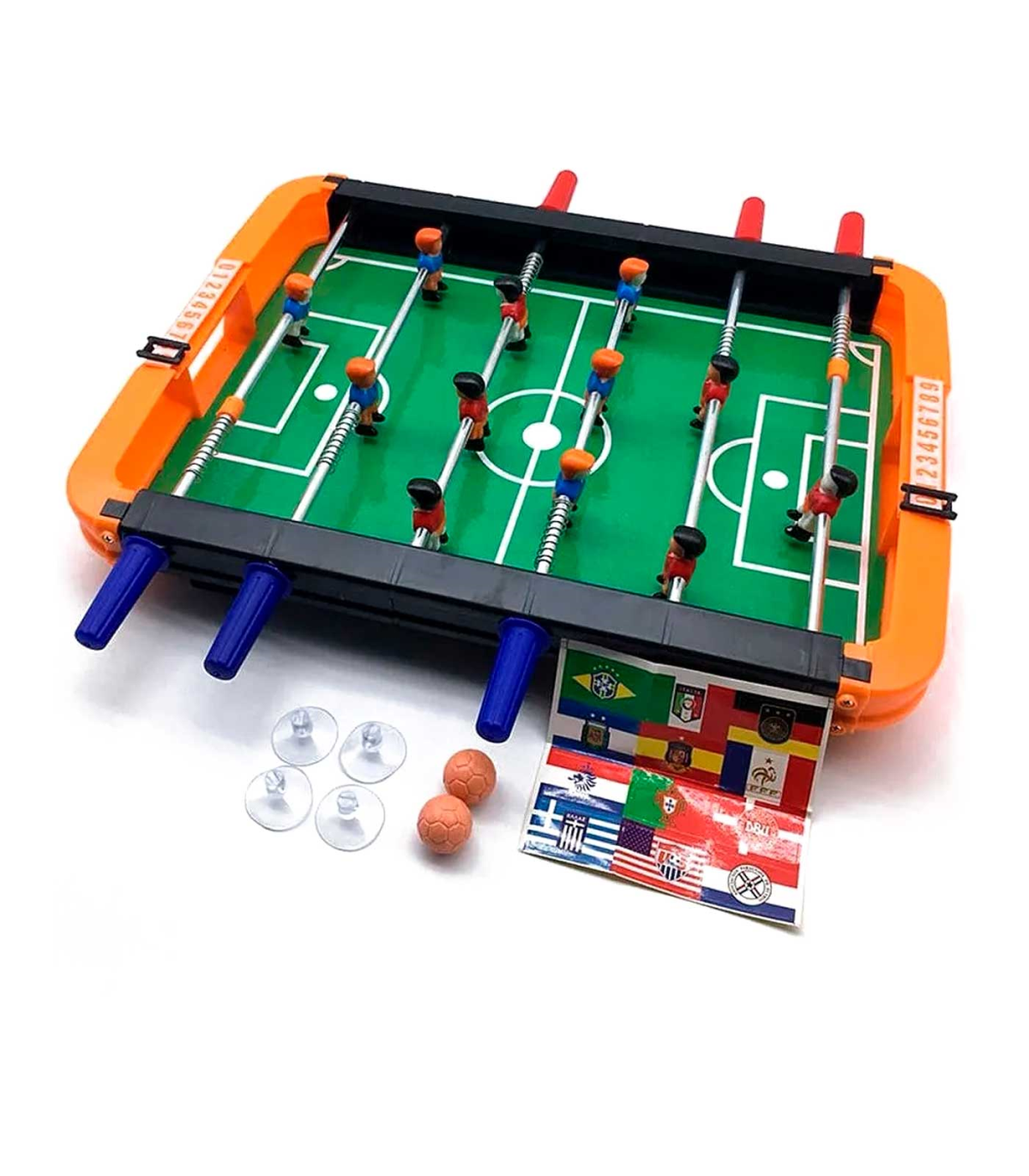 Tradineur - Futbolín de juguete - Fabricación en metal y plástico