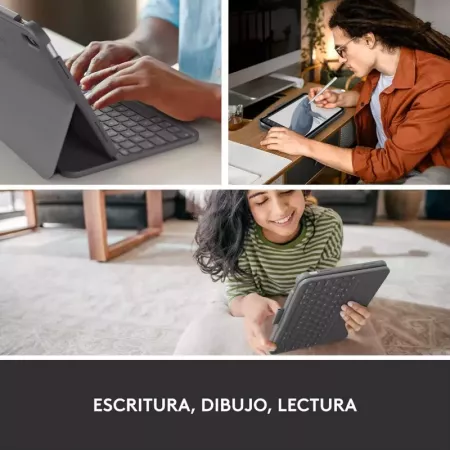 Logitech Slim Folio para iPad 10a Gen – Ligero y Resistente Logitech Slim Folio para iPad 10a Gen – Ligero y Resistente