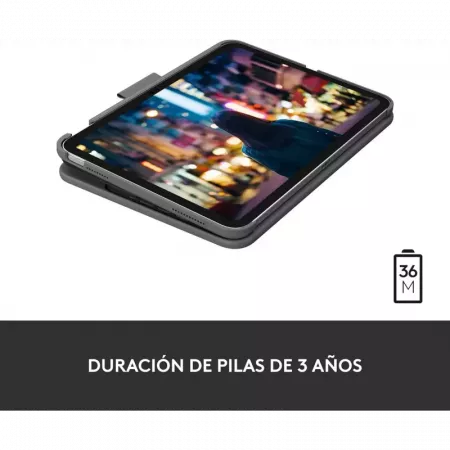 Logitech Slim Folio para iPad 10a Gen – Ligero y Resistente Logitech Slim Folio para iPad 10a Gen – Ligero y Resistente