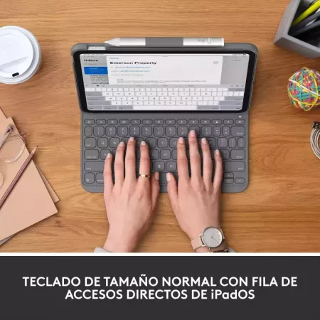 Logitech Slim Folio para iPad 10a Gen – Ligero y Resistente Logitech Slim Folio para iPad 10a Gen – Ligero y Resistente