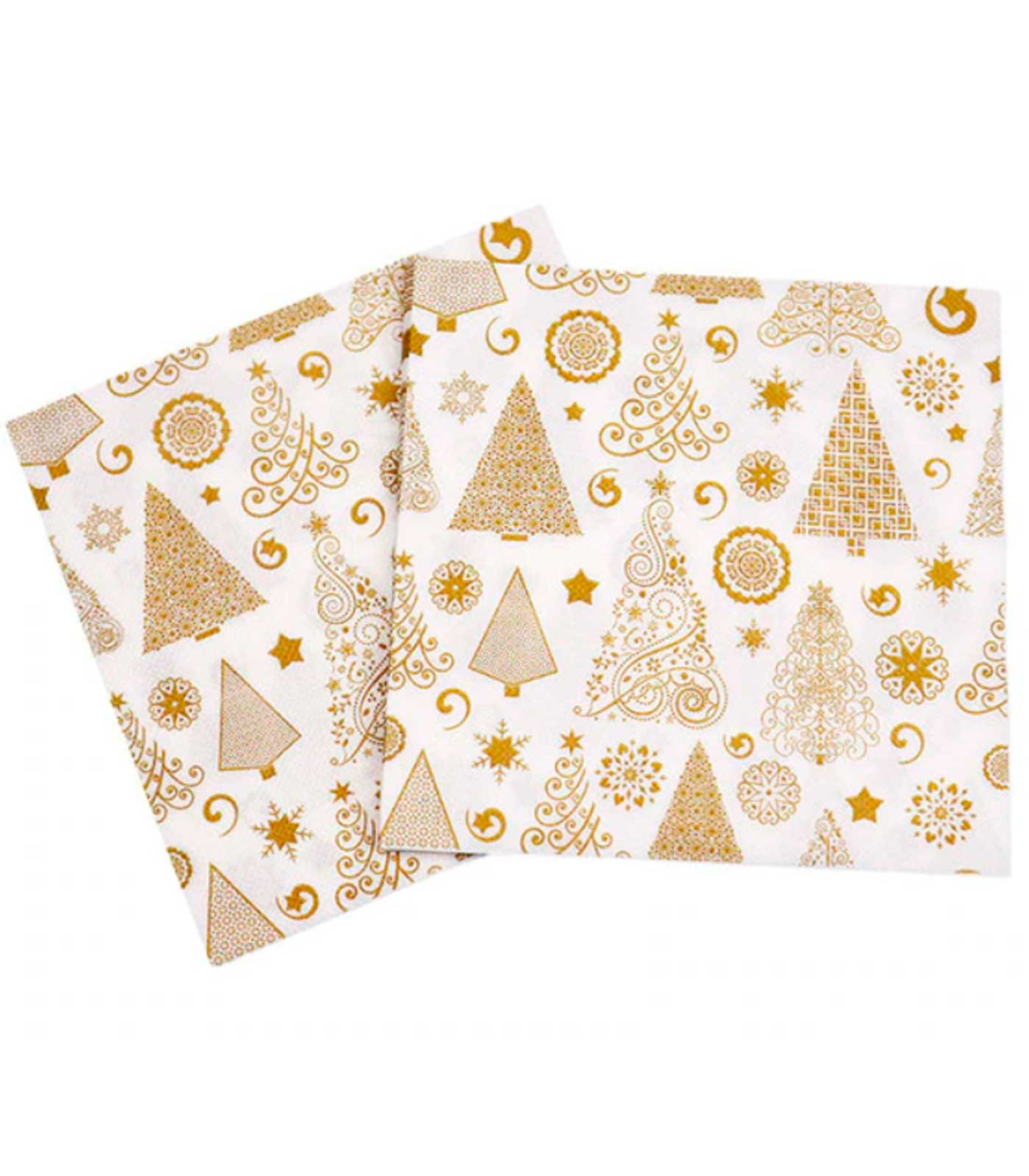 Tradineur - Pack de 20 servilletas navideñas de papel decoradas, fiestas,  celebraciones, decoración de Navidad, 33 x 33 cm, dise
