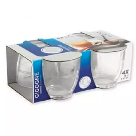 Vasos 16 cl Pack 4 – Cristal resistente, térmicos y aptos lavavajillas Vasos 16 cl Pack 4 – Cristal resistente, térmicos y aptos lavavajillas