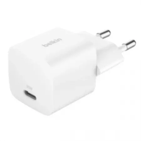 Belkin Cargador USB PD 25W Blanco - Carga Rápida y Segura Belkin Cargador USB PD 25W Blanco - Carga Rápida y Segura