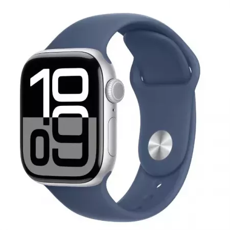 Apple Watch Series 10 GPS+Cellular 46mm Plata con Correa Denim Apple Watch Series 10 GPS+Cellular 46mm Plata con Correa Denim