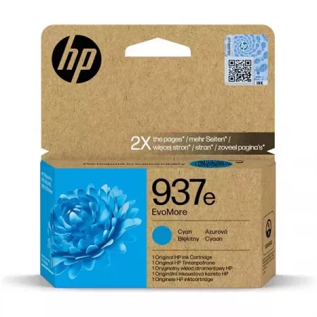 Tinta HP EvoMore 937e Cyan - Calidad y Color Vibrante Tinta HP EvoMore 937e Cyan - Calidad y Color Vibrante