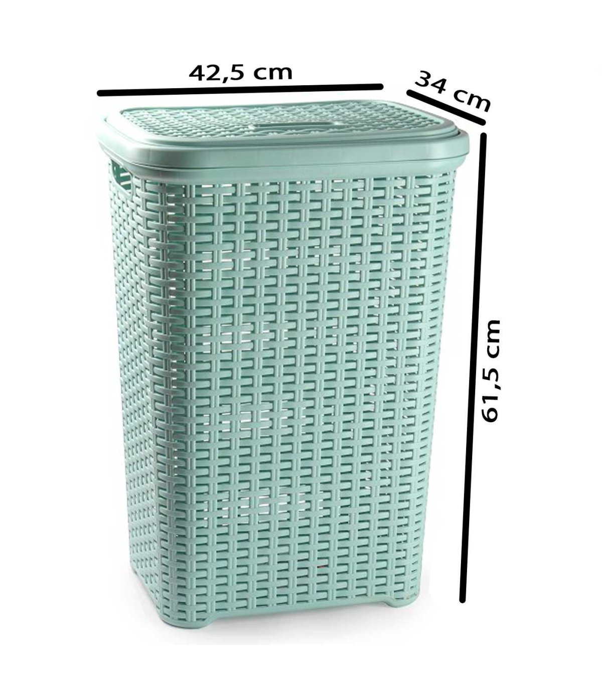Cesto para la Ropa Sucia Plástico 42 L (34,5 x 48 x 41 cm) – Grupo