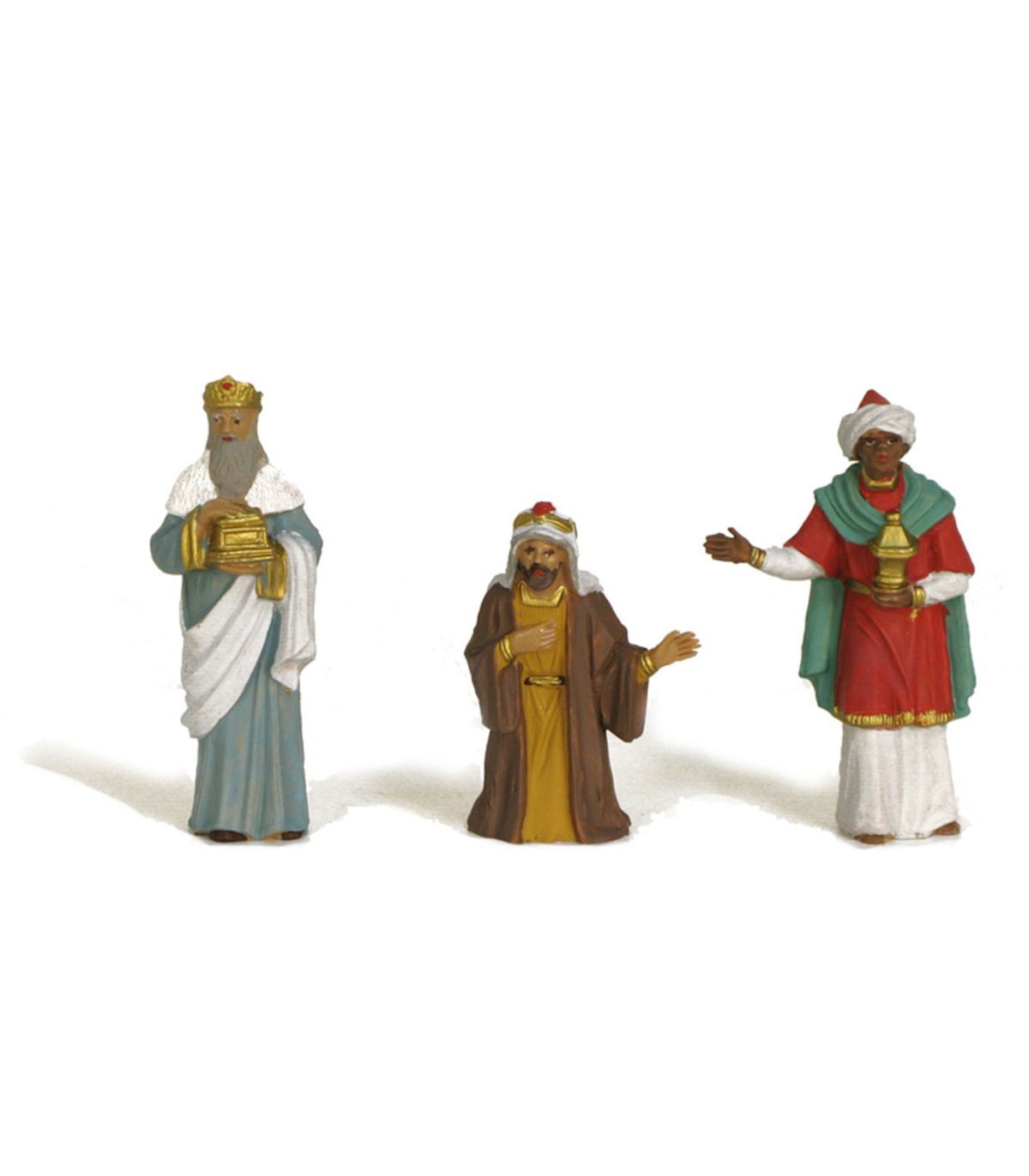 Tradineur Figuras De Reyes Magos Adorando Para Belén Navideño 95 Cm Durexina Figuras 