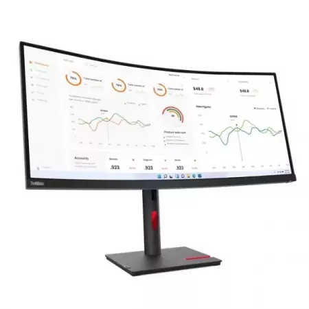 Monitor Curvo Lenovo T34W-30 Ultra-Ancho 34" para Tienda Online Monitor Curvo Lenovo T34W-30 Ultra-Ancho 34" para Tienda Online