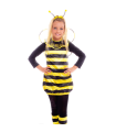 Disfraz de abeja color amarillo y negro para niños de 7 a 9 años para las fiestas carnavales, halloween, fiestas, celebraciones.