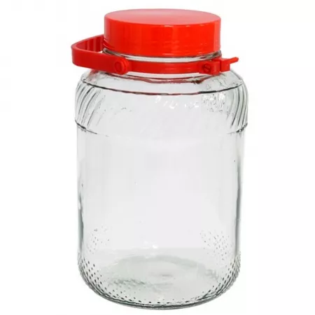 Tarro de Cristal 5L con Tapa y Asa – Ideal Encurtidos y Más