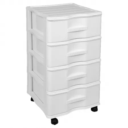 Cajonera Wagon 4 Cajones Blanca Resistente