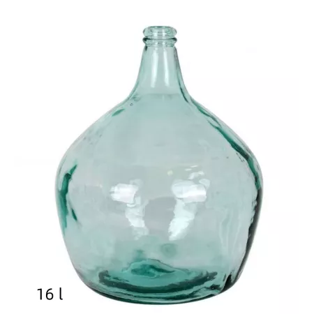Damajuana de vidrio 16L, alta calidad ideal para agua y vino Damajuana de vidrio 16L, alta calidad ideal para agua y vino
