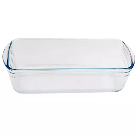 Fuente de vidrio rectangular 1,5L apta horno y microondas Fuente de vidrio rectangular 1,5L apta horno y microondas