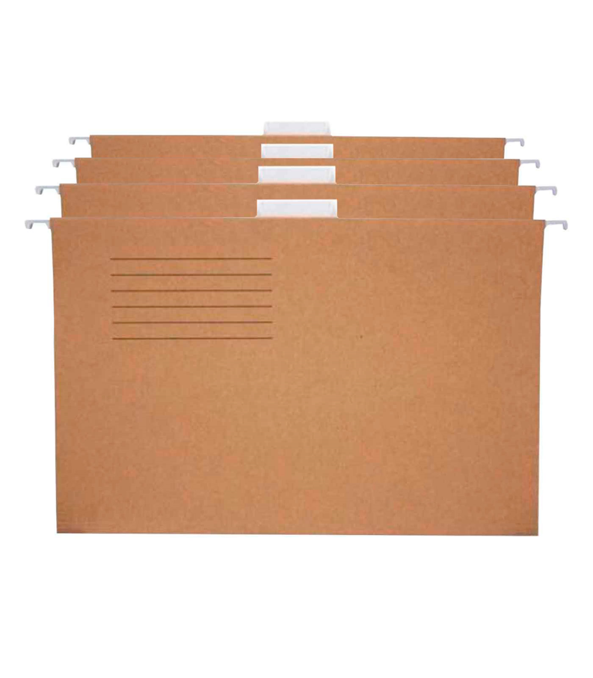 Sabio Rítmico estómago Tradineur - Pack de carpetas colgantes, contiene 4 unidades, guardar,  archivar u organizar los documentos, color marrón (kraft)