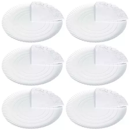 Bandeja Redonda Cartón 30 cm Reciclable para Canapés Bandeja Redonda Cartón 30 cm Reciclable para Canapés