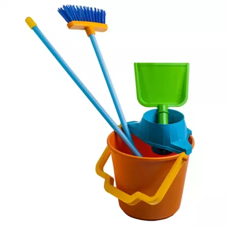 Set de limpieza infantil 4 piezas educativo – color aleatorio Set de limpieza infantil 4 piezas educativo – color aleatorio