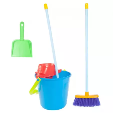 Set de limpieza infantil 4 piezas educativo – color aleatorio Set de limpieza infantil 4 piezas educativo – color aleatorio