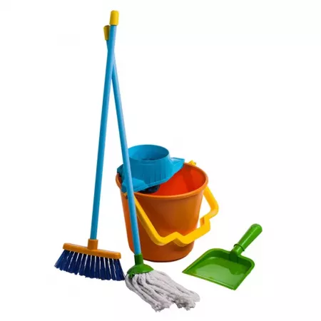 Set de limpieza infantil 4 piezas educativo – color aleatorio Set de limpieza infantil 4 piezas educativo – color aleatorio