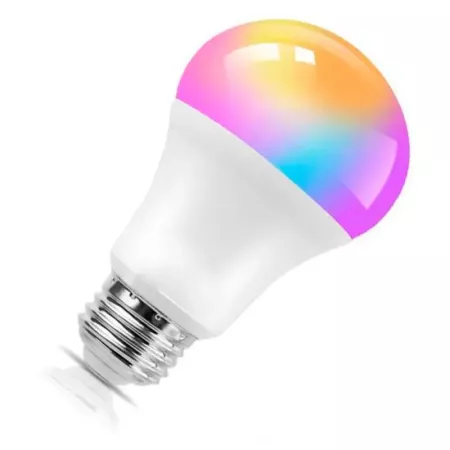 Bombilla led E27 10w luz fría 6400k A+ 125 mm 950 lm con memoria y mando regulador de colores con pila incluida Bombilla led E27 10w luz fría 6400k A+ 125 mm 950 lm con memoria y mando regulador de colores con pila incluida