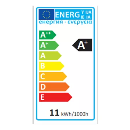 Bombilla led de 11w, de luz blanca fría, E27 con 85% de economizador de energía, 6400k,20000h,230v,90w,A+, para diferentes usos