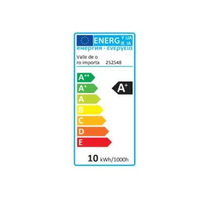 Bombilla LED E27 10W Luz Fría 6400K Ahorra 85% Energía