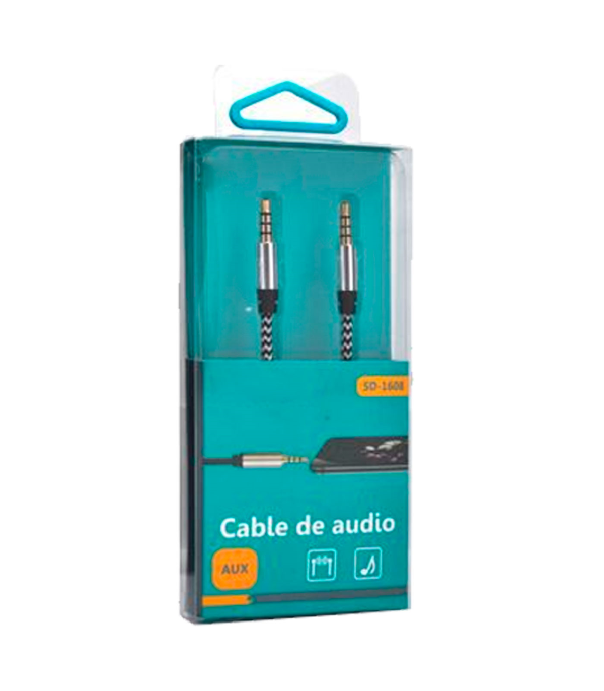 Tradineur - Cable de audio jack, doble salida - Jack 3,5 mm