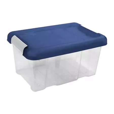 Caja organizadora plástica 5L con tapa, colores aleatorios Caja organizadora plástica 5L con tapa, colores aleatorios