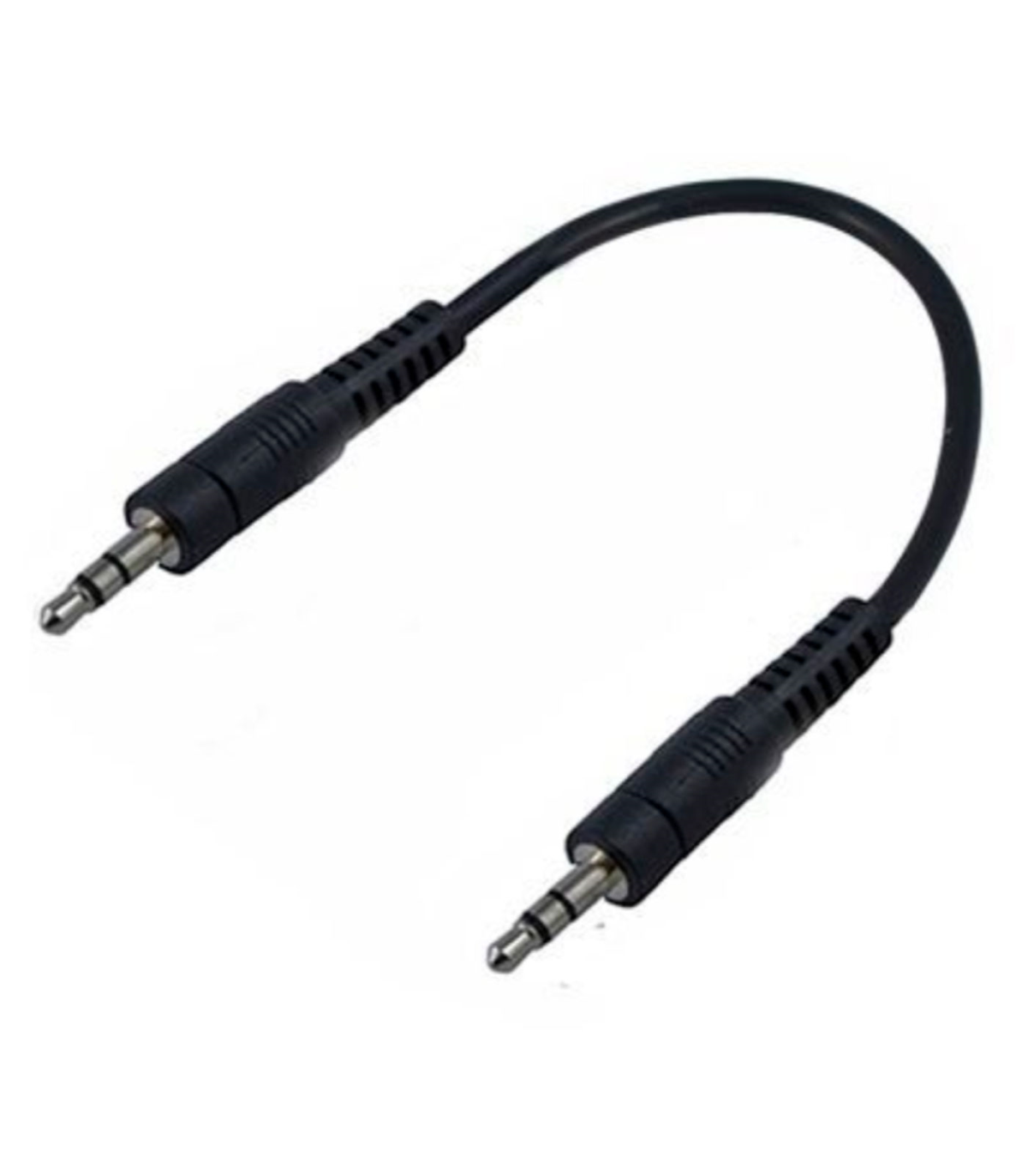Tradineur - Cable de audio jack con doble salida - Jack 3,5 mm - Longitud  de 13 centímetros - Ideal para compartir su música, pe