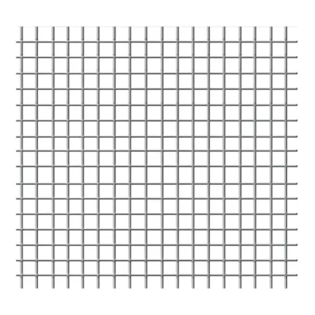 Tradineur - Rollo de malla cuadrada metálica galvanizada gris, 0,5 x 5 m, valla, cierre de alambre, mallado 12,7 x 12,7 mm, gros