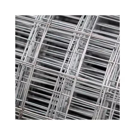 Tradineur - Rollo malla cuadrada metálica galvanizada gris, 1 x 5 m, valla, cierre de alambre, mallado 12,7 x 12,7 mm, grosor 0,