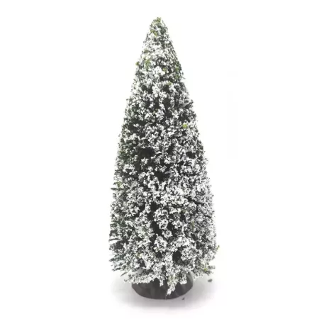 Abeto Nevado Mini 19x8 cm - Decoración Navidad Mesa y Ventana
