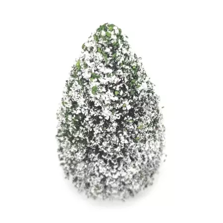 Abeto Nevado Mini 19x8 cm - Decoración Navidad Mesa y Ventana