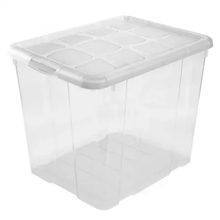 Caja Organizadora Transparente 35L - Alta Calidad y Resistencia Caja Organizadora Transparente 35L - Alta Calidad y Resistencia