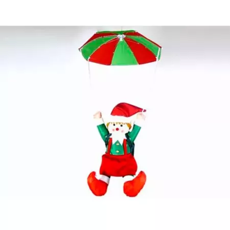 Elfa Paracaídas 54 cm - Muñeco Navideño Decorativo Original