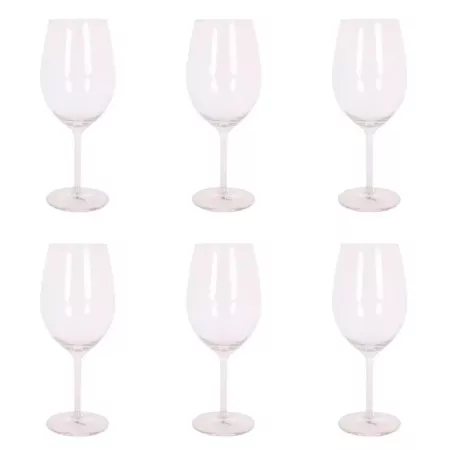 Pack 6 Copas Vino 53 cl Cristal Elegante Lavavajillas