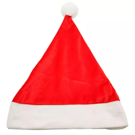 Gorro Santa Claus Rojo y Blanco Unisex para Navidad